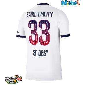 Paris Saint-Germain Warren Zaire-Emery #33 Vieraspaita 2026-27 Lyhythihainen
